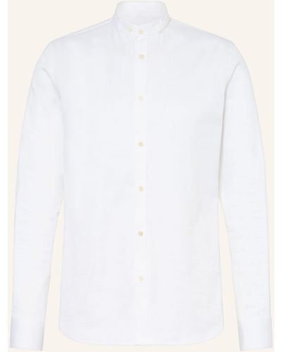 gottseidank Trachtenhemd LENZ Slim Fit mit Stehkragen - Weiß