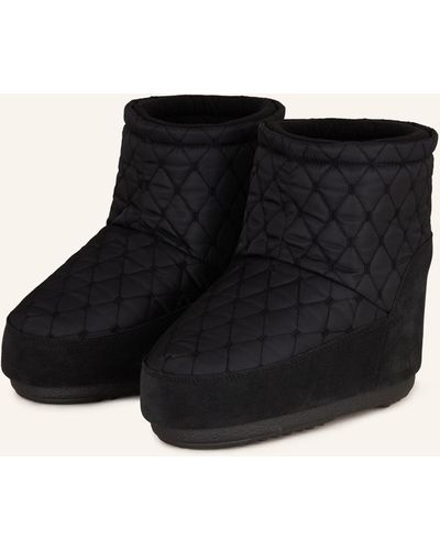 Moon Boot S ICON LOW NOLACE QUILTED - Schwarz