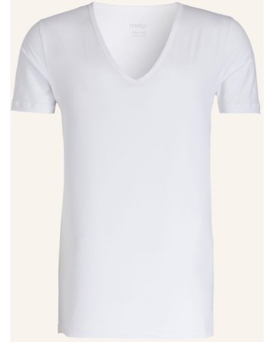 Mey V-Shirt Serie DRY COTTON Slim Fit - Weiß