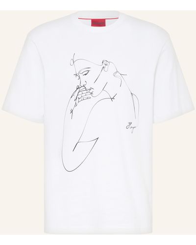 HUGO T-Shirt DAXIMIKO - Natur