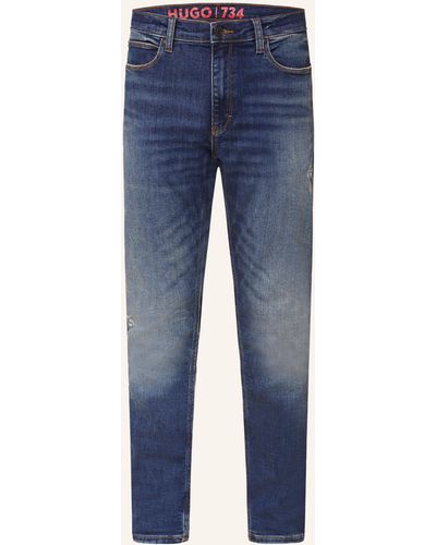 HUGO Jeans 734 Extra Slim Fit - Blau
