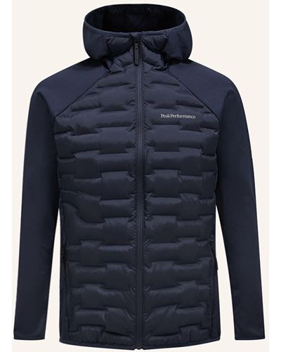 Peak Performance Hybrid-Steppjacke HELIUM - Blau