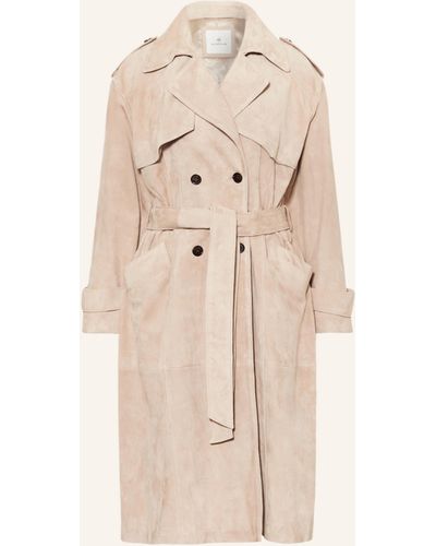 Anine Bing Trenchcoat FINLEY aus Leder - Natur