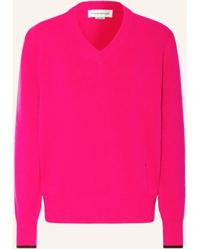 Victoria Beckham Oversized-Pullover aus Cashmere - Pink