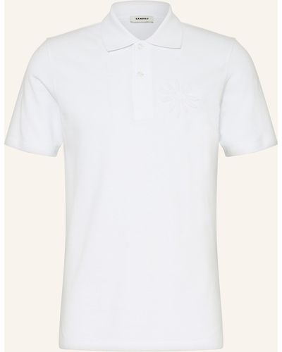 Sandro Piqué-Poloshirt - Weiß