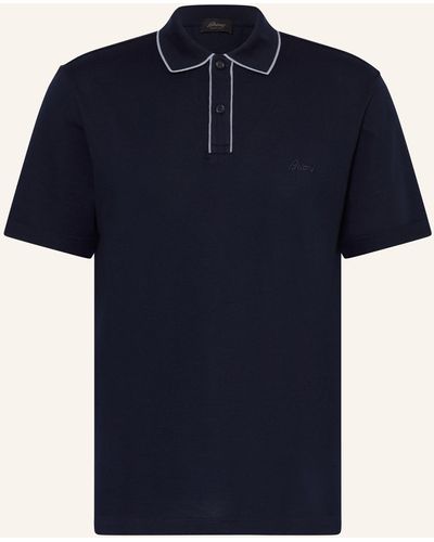 Brioni Piqué-Poloshirt - Blau