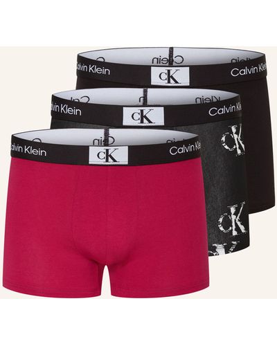 Calvin Klein 3er-Pack Boxershorts CK96 - Pink