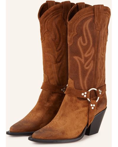 Sonora Boots Cowboy Boots SANTA FE BELT - Braun