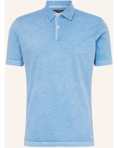 Marc O' Polo Jersey-Poloshirt Regular Fit - Blau