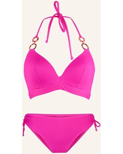 Lingadore Padded bikiniset Triangle - Pink