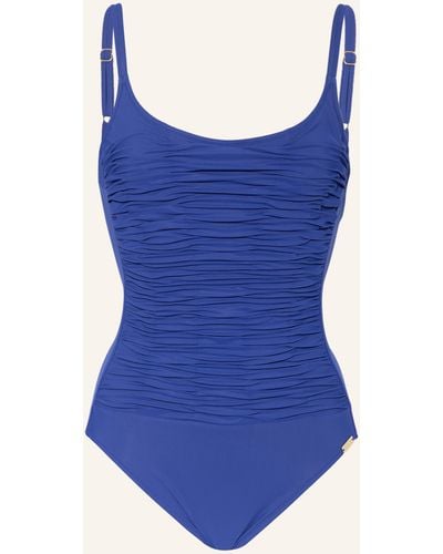 Maryan Mehlhorn Bügel-Badeanzug SOLIDS mit UV-Schutz - Blau