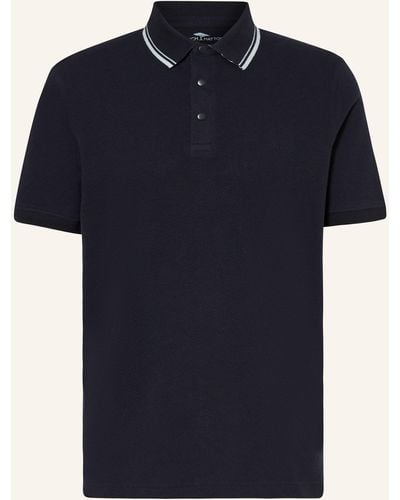 Fynch-Hatton Piqué-Poloshirt - Blau