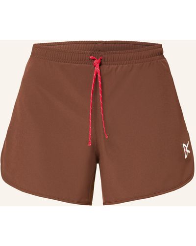 District Vision 2-in-1-Laufshorts - Rot