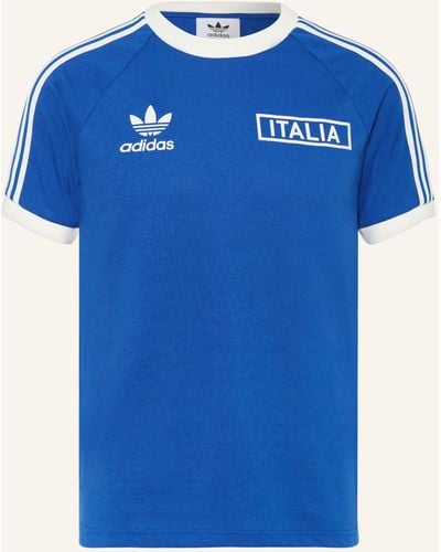 adidas Originals T-Shirt ITALIEN ADICOLOR CLASSICS - Blau