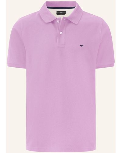 Fynch-Hatton Piqué-Poloshirt - Pink