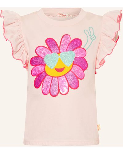 Billieblush T-Shirt mit Rüschen - Pink