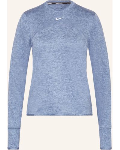Nike Laufshirt DRI-FIT SWIFT ELEMENT UV - Blau
