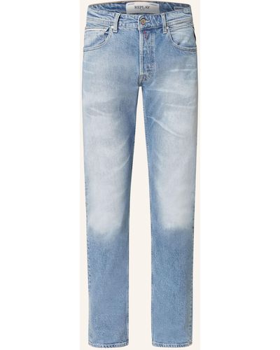 Replay Straight Jeans GROVER Straight Fit - Blau