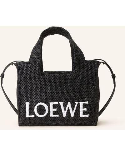 Loewe Shopper FONT TOTE SMALL - Schwarz
