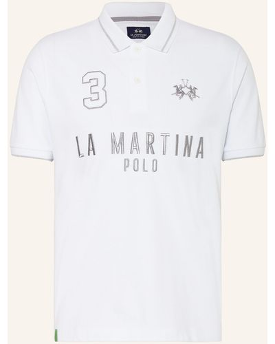 La Martina Piqué-Poloshirt Regular Fit - Natur