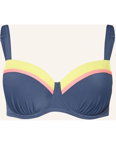 LIDEA® Bügel-Bikini-Top GRAPHIC LOLLIPOP - Blau