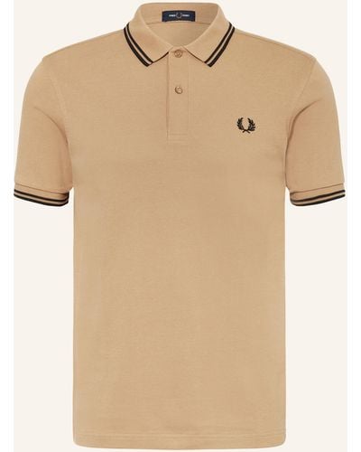 Fred Perry Piqué-Poloshirt M3600 Straight Fit - Natur