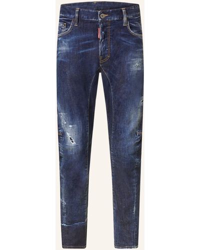 DSquared² Jeans TIDY BIKER Extra Slim Fit - Blau