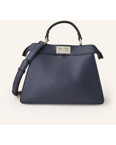 Fendi Handtasche PEEKABOO ISEEU MEDIUM - Blau