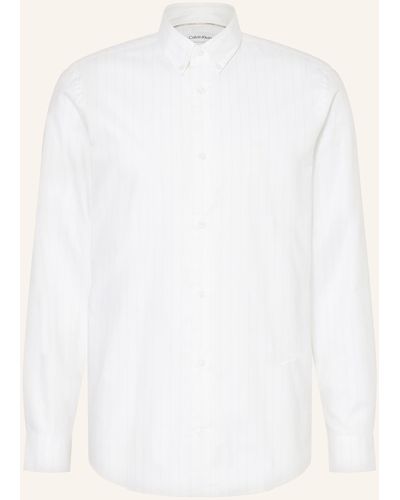 Calvin Klein Oxford-Hemd Regular Fit - Weiß