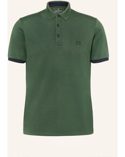 RAGMAN Piqué-Poloshirt Modern Fit - Grün