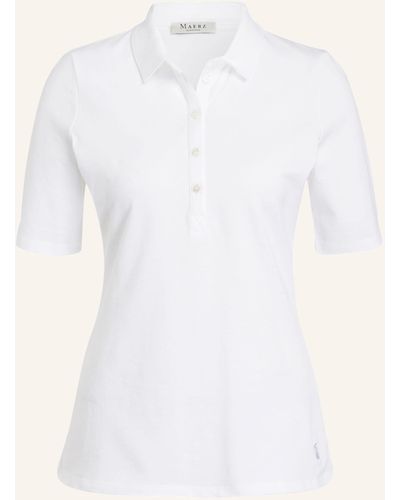 maerz muenchen Piqué-Poloshirt - Weiß