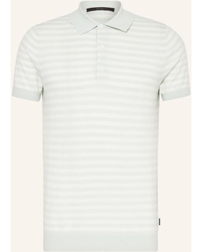 Windsor. Strick-Poloshirt mit Cashmere - Weiß