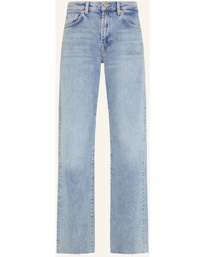 7 For All Mankind Jeans TESS Straight fit - Blau