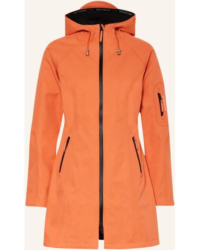 Ilse Jacobsen Softshell-Mantel - Orange