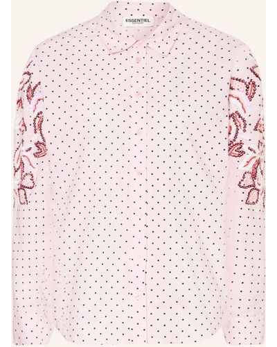 Essentiel Antwerp Hemdbluse FEENIE mit Pailletten - Pink