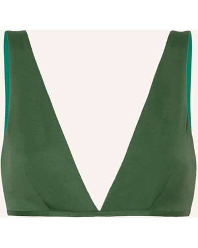 MYMARINI Bralette-Bikini-Top zum Wenden - Grün