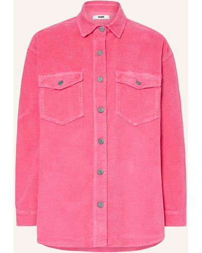Mavi Cord-Overshirt LIVIA - Pink