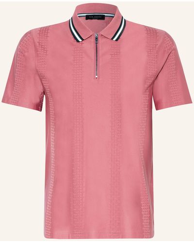 Ted Baker Jersey-Poloshirt ORBITE Slim Fit - Pink