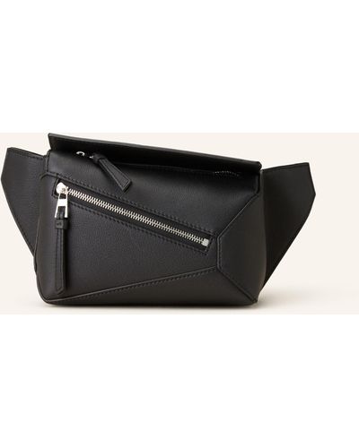 Loewe Gürteltasche PUZZLE EDGE MINI - Schwarz