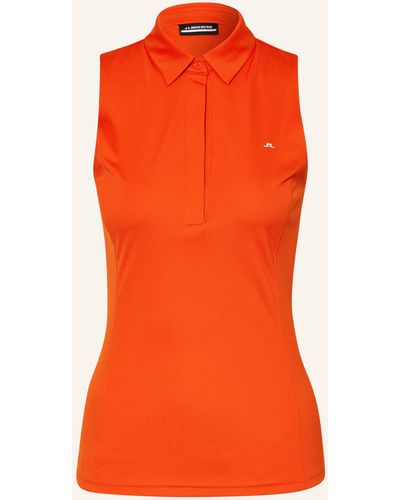 J.Lindeberg Funktions-Poloshirt - Orange