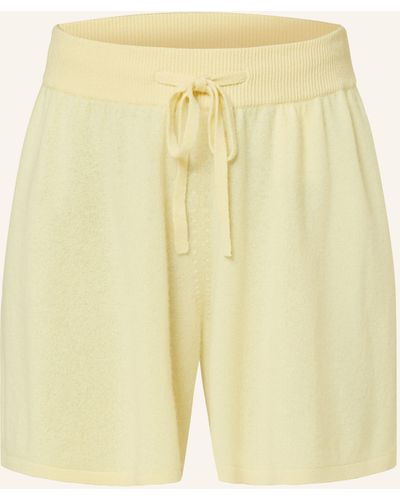 Lisa Yang Cashmere-Shorts - Gelb
