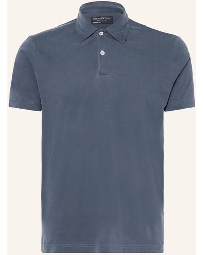 Marc O' Polo Jersey-Poloshirt Regular Fit - Blau