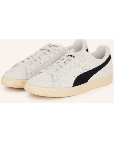 PUMA Sneaker CLYDE HAIRY SUEDE - Natur