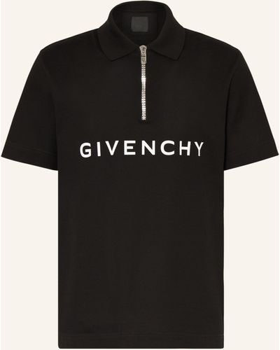 Givenchy Piqué-Poloshirt - Schwarz