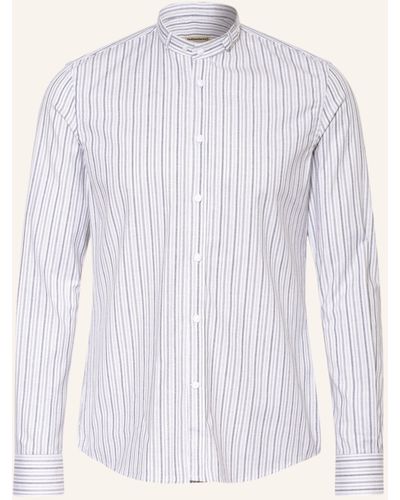 gottseidank Trachtenhemd LENZ Extra Slim Fit mit Stehkragen - Weiß