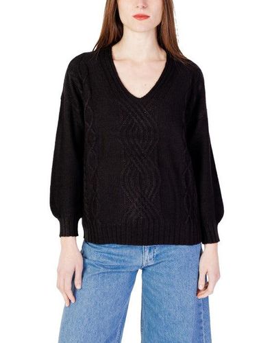 Black Jacqueline De Yong Sweaters and knitwear for Women | Lyst