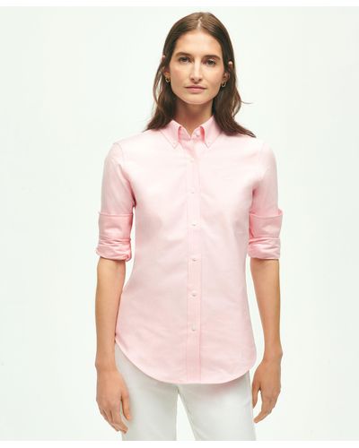 Brooks Brothers Classic-fit Cotton Oxford Shirt - Pink
