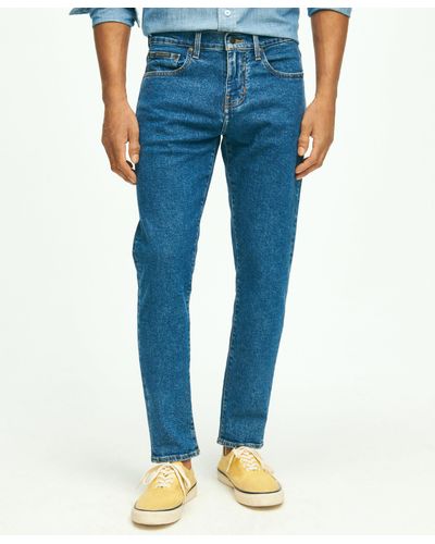 Brooks Brothers Straight Fit Denim Jeans - Blue