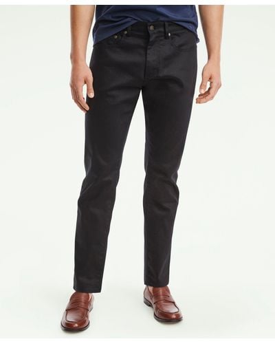 Brooks Brothers Classic Slim Fit Denim Jeans - Black