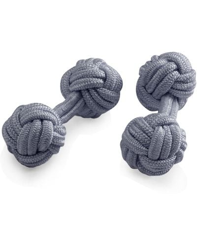 Brooks Brothers Knot Cuff Links - Gray